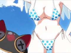 Sexy ecchi wrestling cartoon