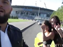 Wife invites GF for some intense backdoor fuck